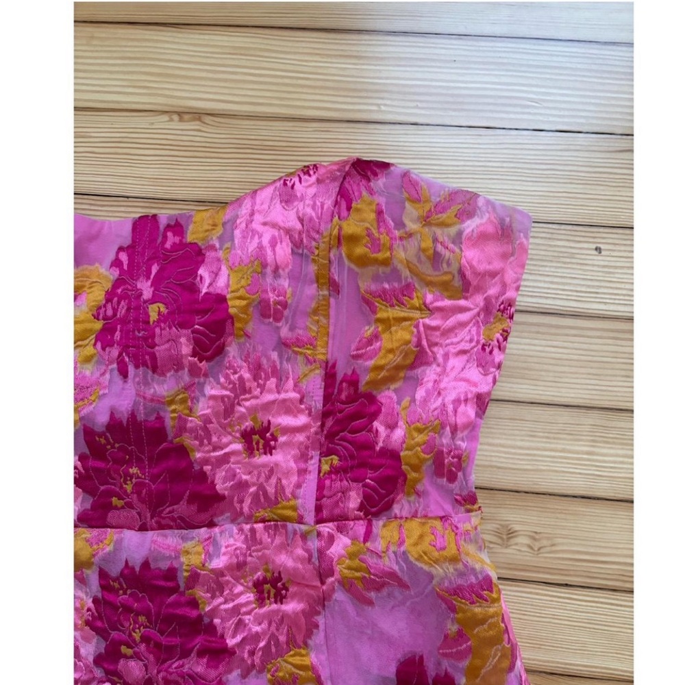Showpo Pink and Red Floral Mini Dress - Picture 2 of 4